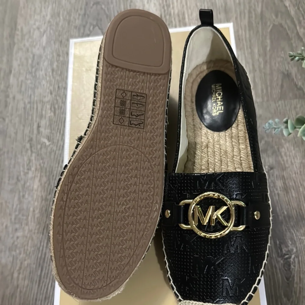 Michael Kors Black Espadrille Flats - Picture 4 of 4